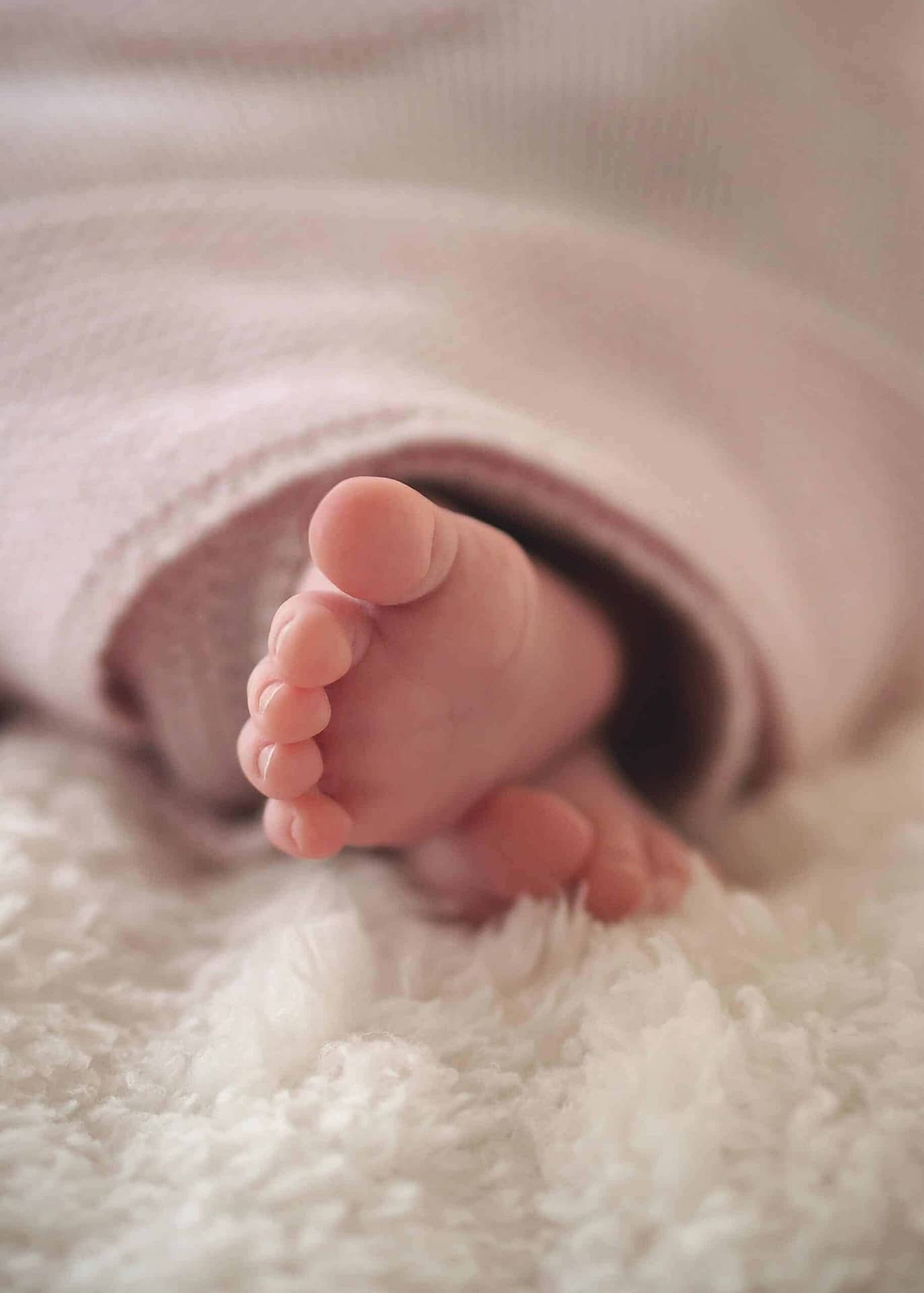 Babyvoetjes deken
